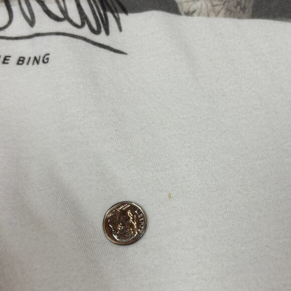 Anine Bing Avi Mick Jagger Tee Women's XS Oversized Jersey Knit T Shirt - Picture 10 of 11